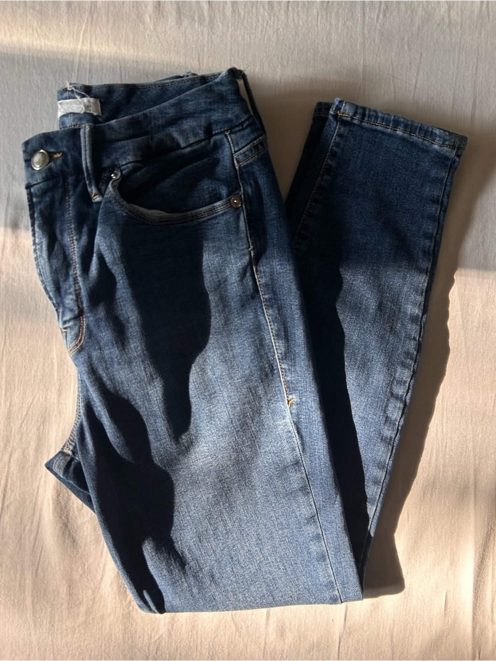 Good American Good Legs Skinny Jeans Size 29 Medium Wash Stretch Denim